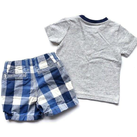 New Janie & Jack Summer Top and Shorts Gap Bundle 18m 12-18 - Picture 4 of 4